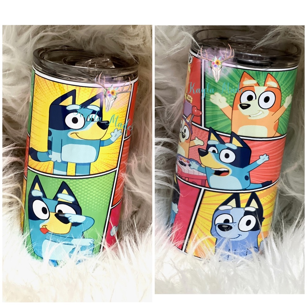 Kids Bluey Tumbker